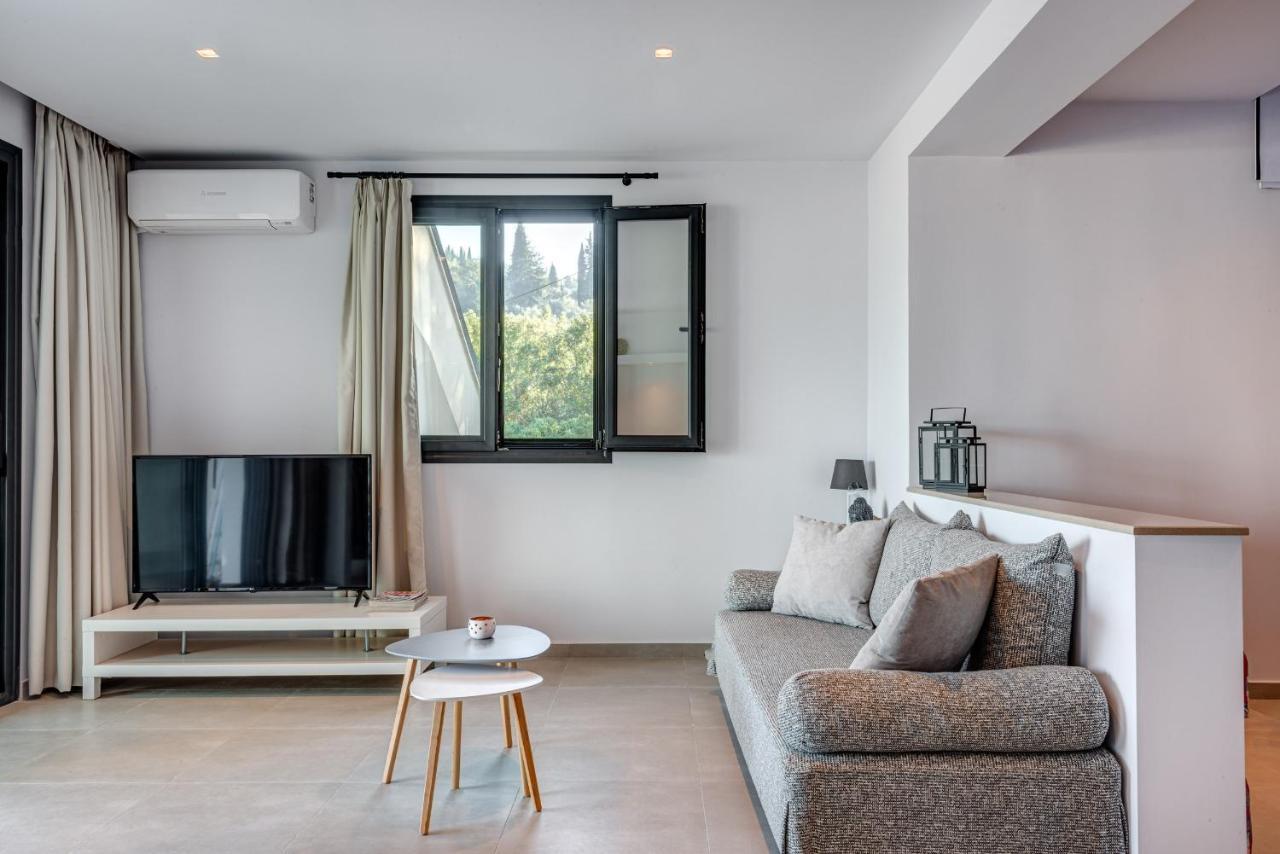 The Corfu Cocoon Villa Apartments Faiakes Bagian luar foto