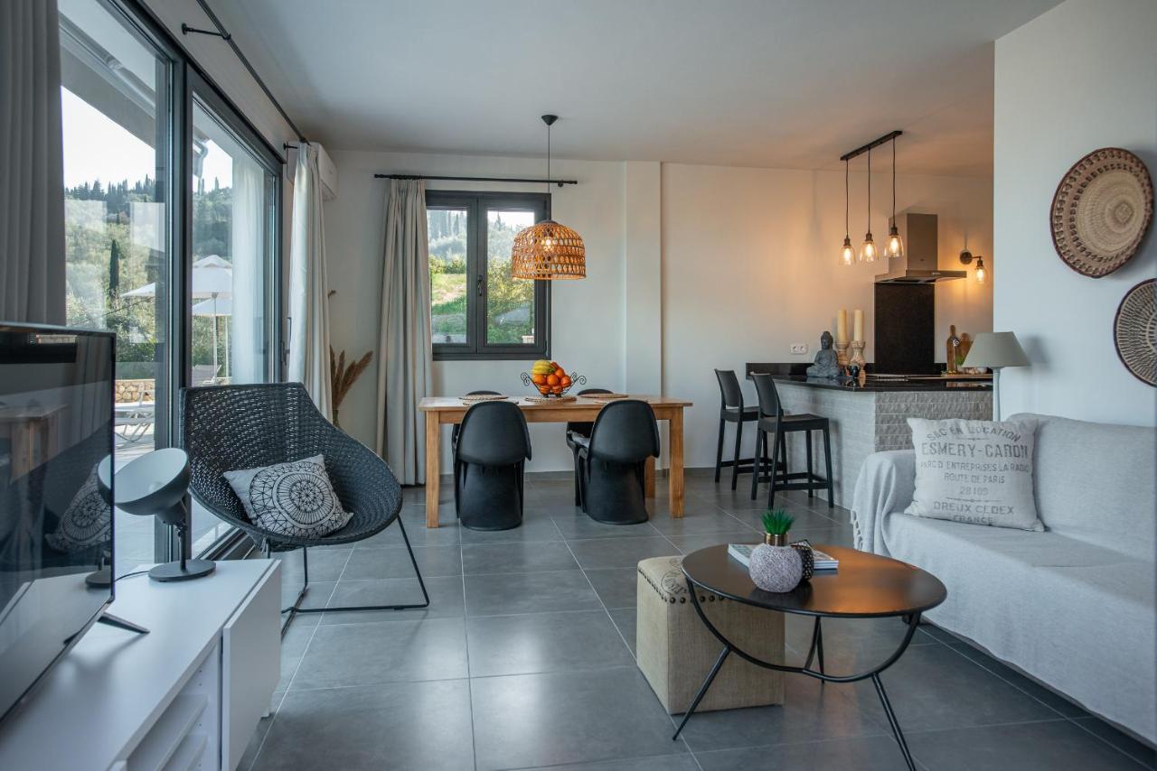The Corfu Cocoon Villa Apartments Faiakes Bagian luar foto